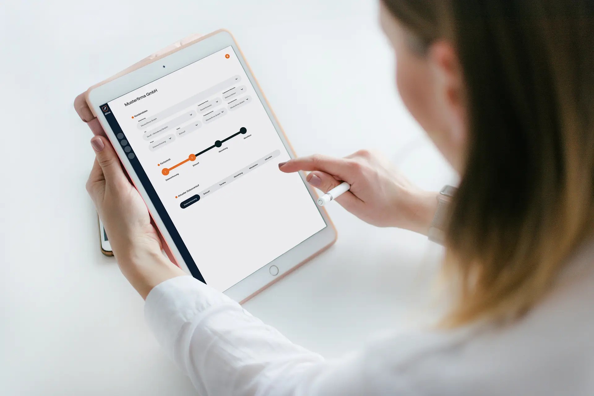 Screenshot einer Tool-Integration in NotarCMS
